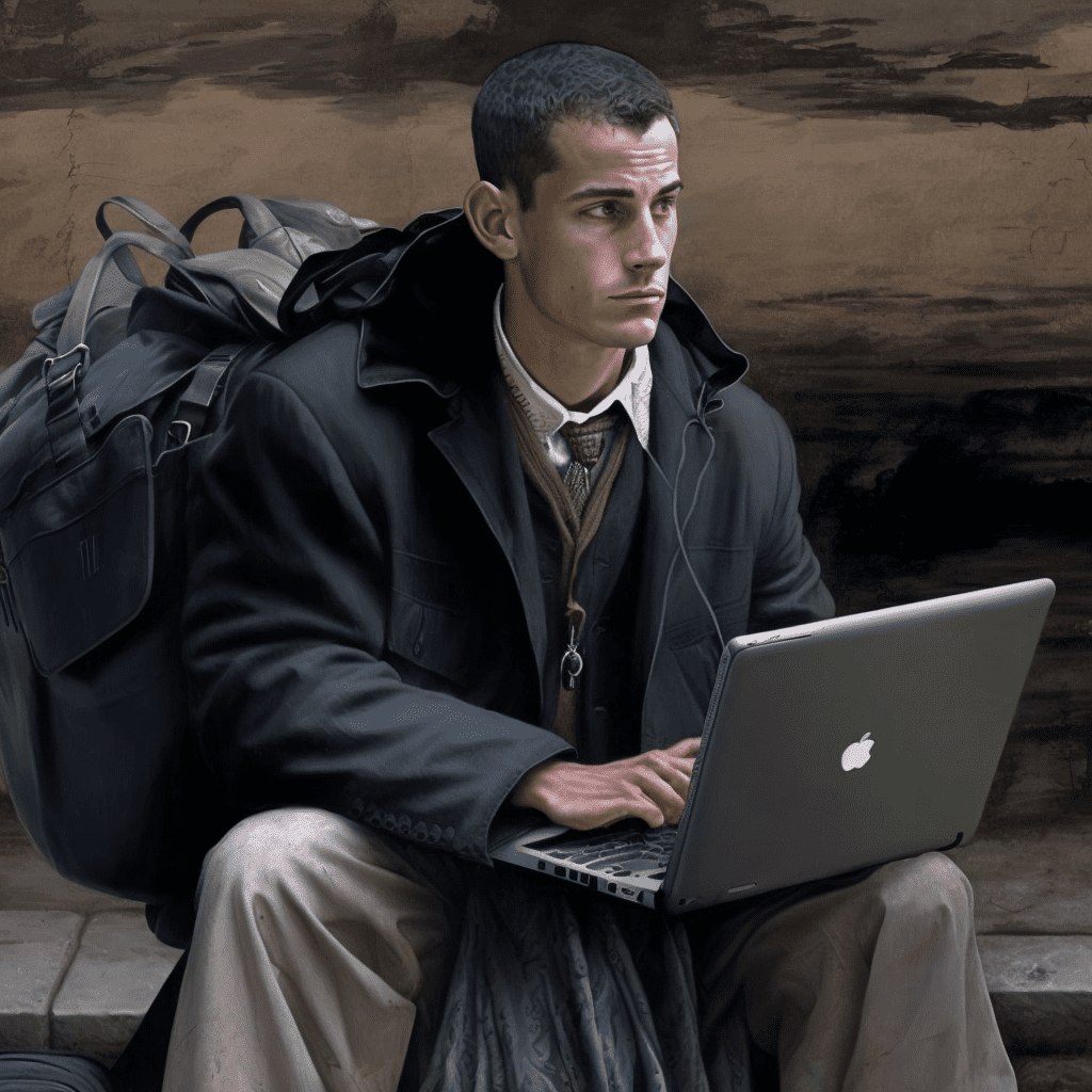 A 21st-century missionary with a laptop